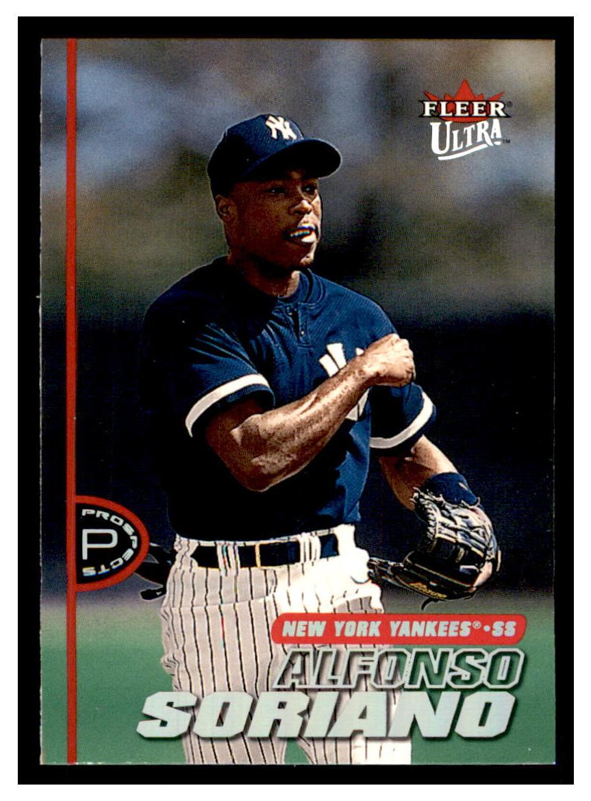 2001 Fleer Ultra Baseball Alfonso Soriano #275 PSA 9