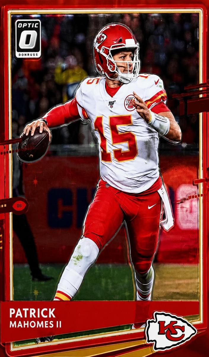 2020 Donruss Optic Football Red Stars Patrick Mahomes II #1 PSA 10