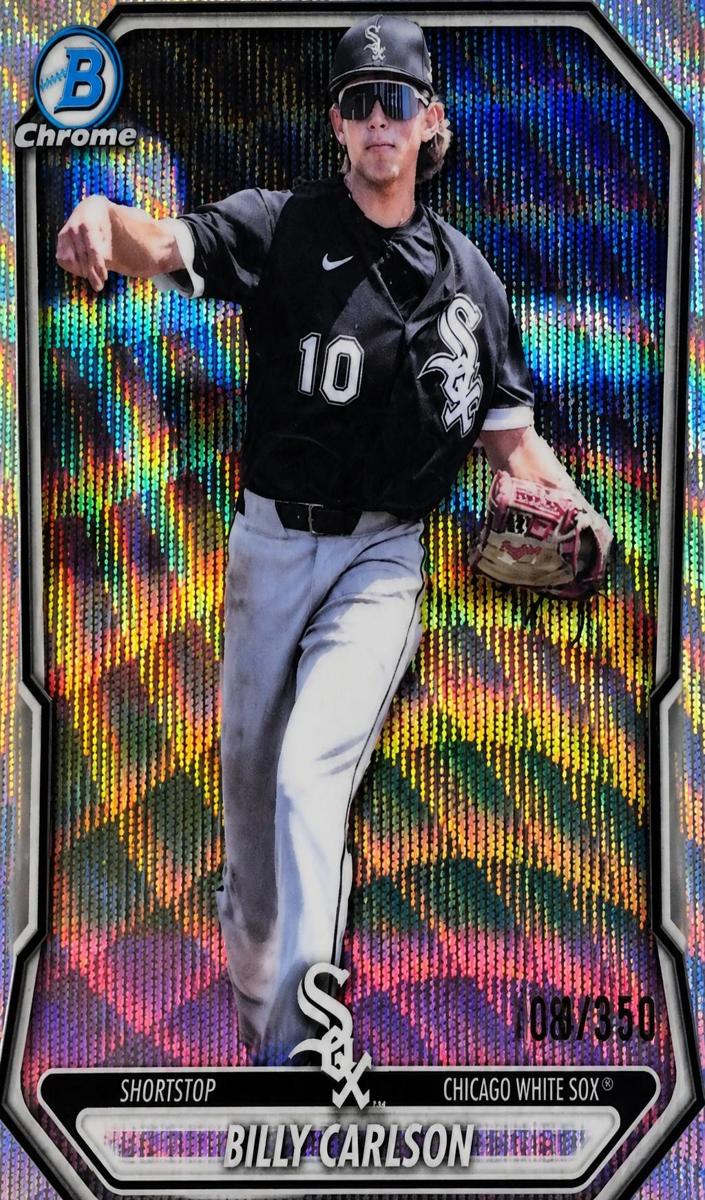 2026 Bowman Baseball Wave Refractor Billy Carlson #BCP-44