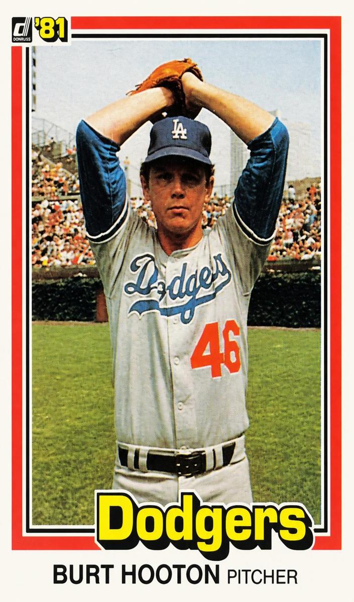 1981 Donruss Baseball Burt Hooton #541
