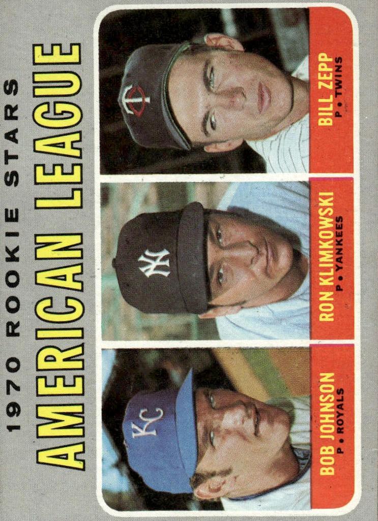 1970 Topps Baseball A.L. Rookies #702