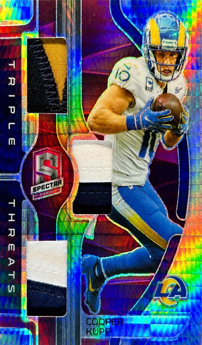 2023 Panini Spectra Football Neon Pink Cooper Kupp #TT-CKU PSA 7.5