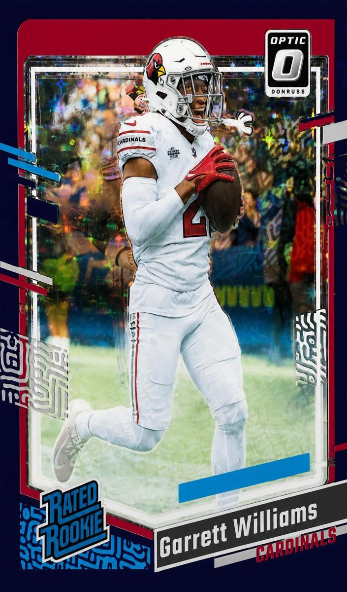 2023 Donruss Optic Football Purple Stars Garrett Williams #203