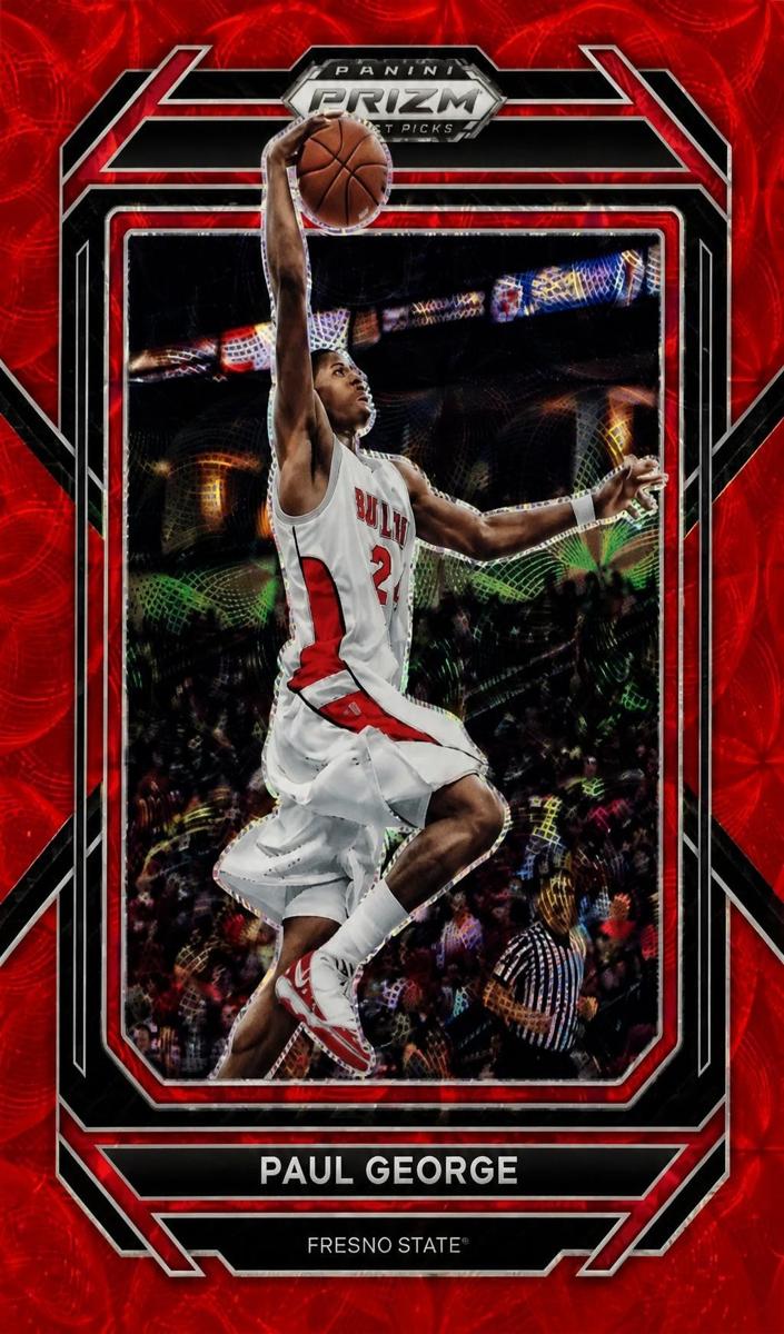 2023 Panini Prizm Draft Picks Basketball Choice Red Paul George #58