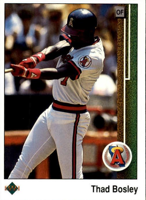 1989 Upper Deck Baseball Thad Bosley #591 PSA 9
