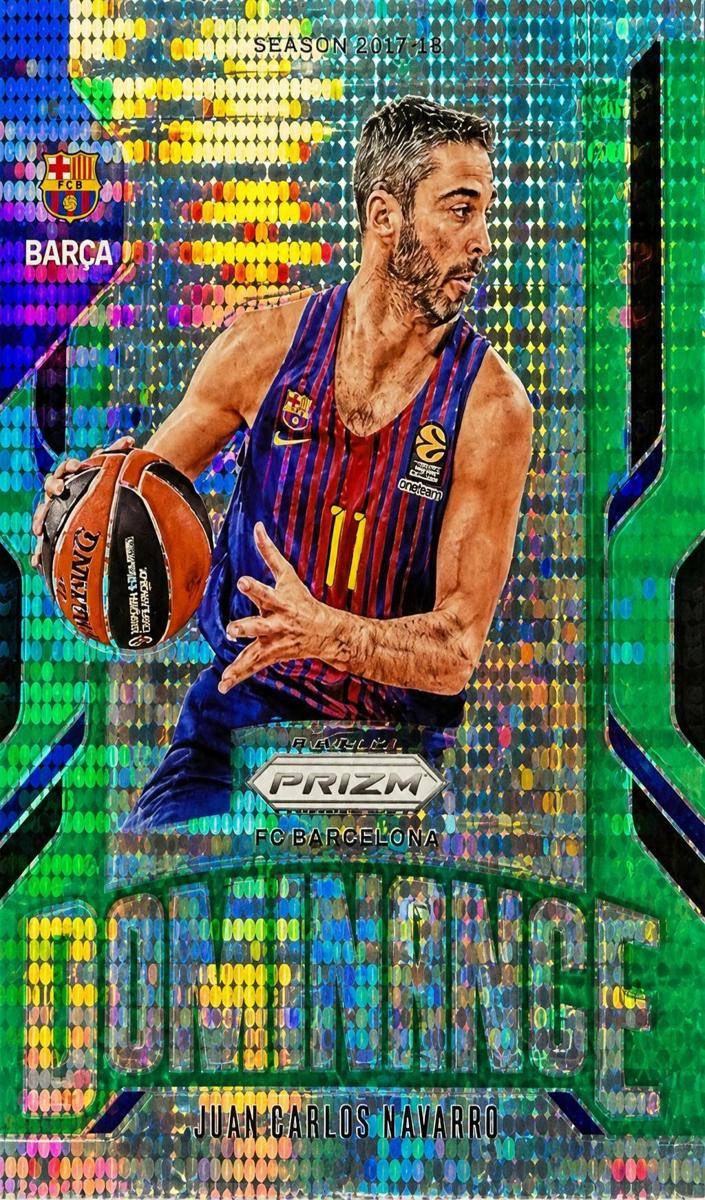 2024 Panini Prizm Turkish Airlines EuroLeague Basketball Green Pulsar Juan Carlos Navarro #8