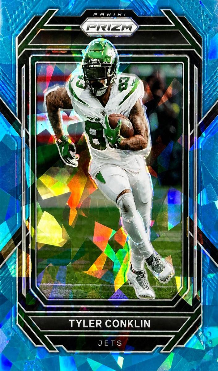 2022 Panini Prizm Football Blue Ice Tyler Conklin #229