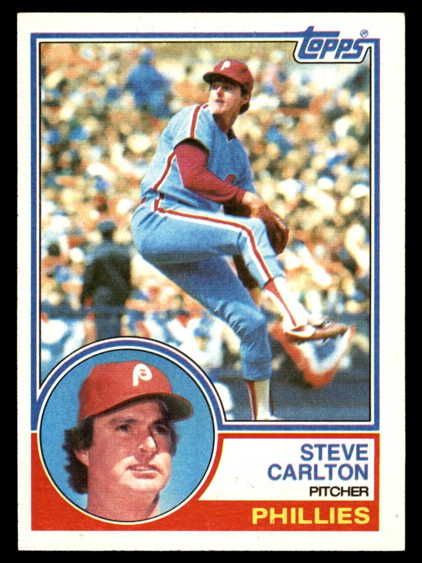 1983 Topps Baseball Steve Carlton #70