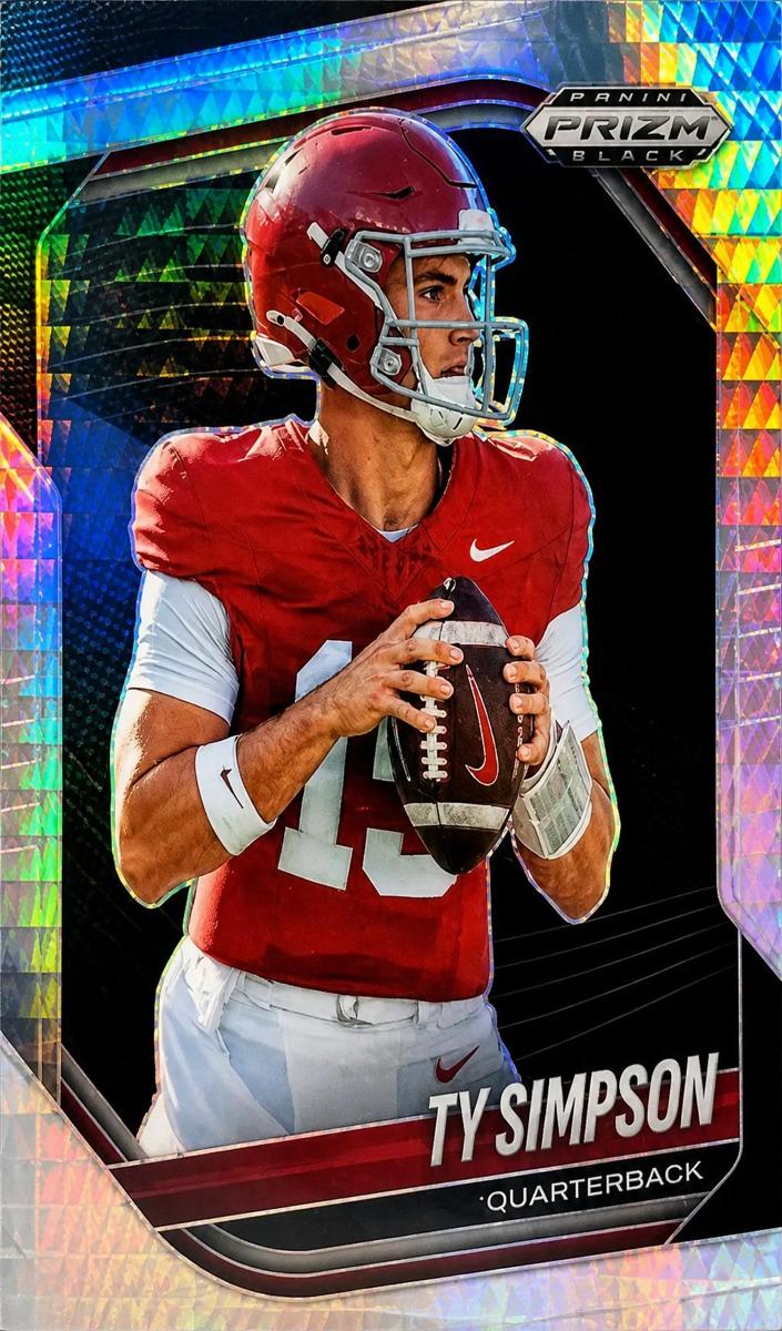 2025 Panini Prizm Black Football Ty Simpson #152