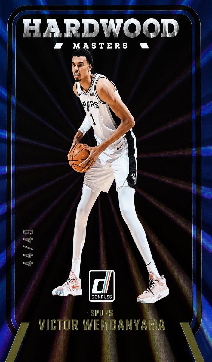 2024 Panini Donruss Basketball Holo Blue Laser Victor Wembanyama #1