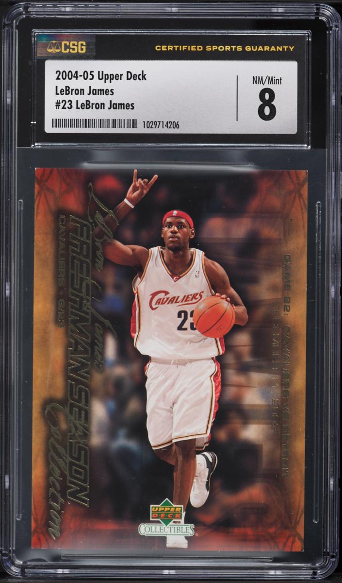 2004 Upper Deck Collectibles Lebron James Freshman Season Basketball Lebron James #8