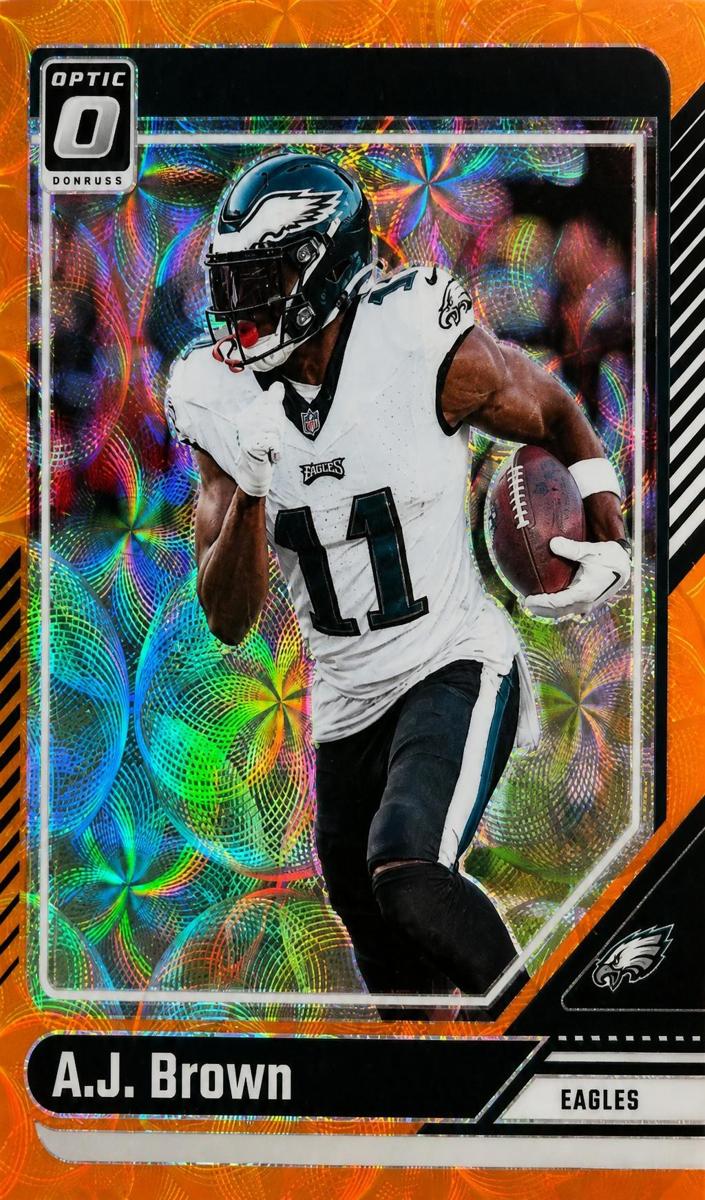 2024 Donruss Optic Football Orange Scope A.J. Brown #160