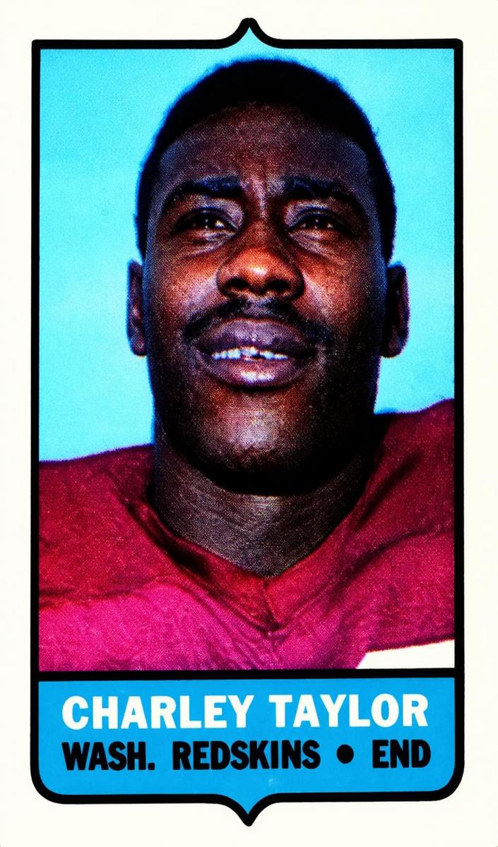 1969 Topps Four in One Single Football Charley Taylor #null