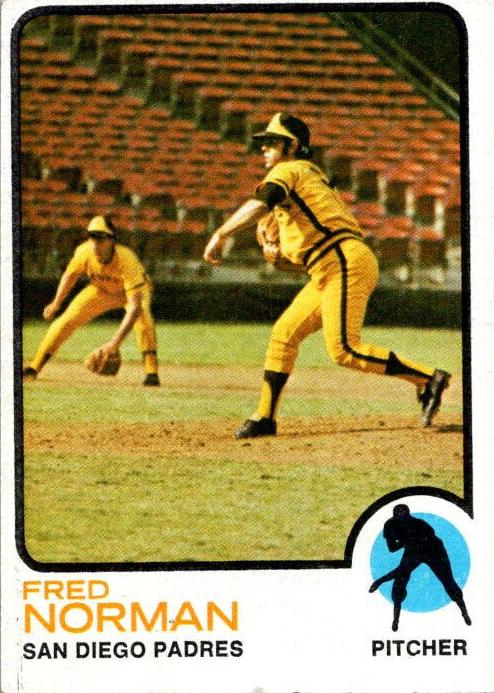 1973 Topps Baseball Fred Norman #32 PSA 9