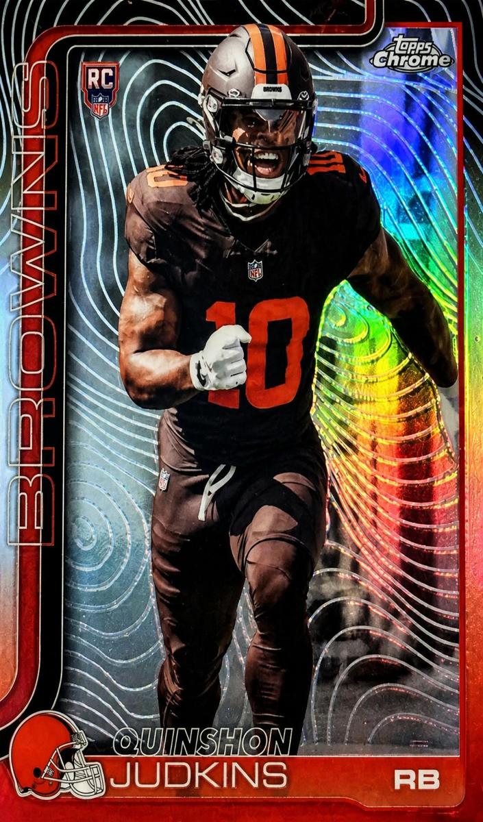 2025 Topps Chrome Football Quinshon Judkins #325