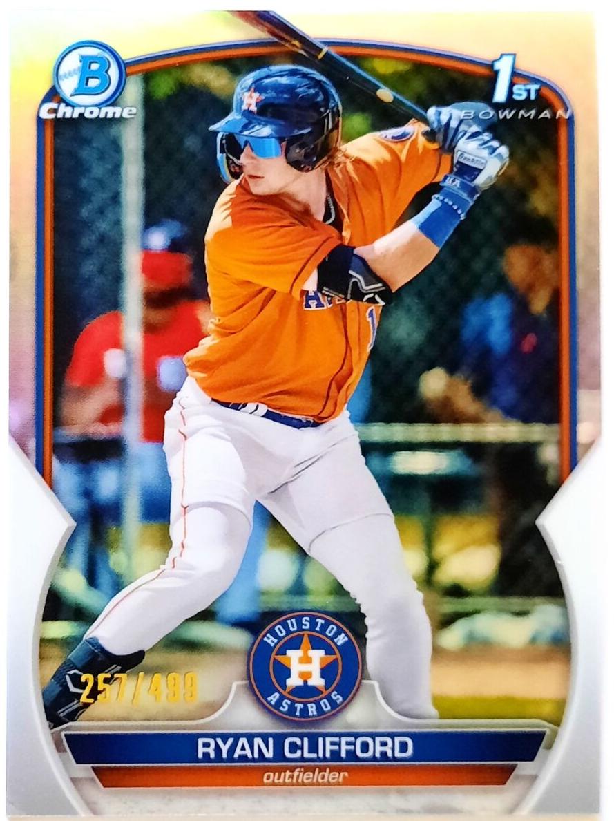 2023 Bowman Chrome Prospects Baseball Refractor Ryan Clifford #BCP-10 SGC 10