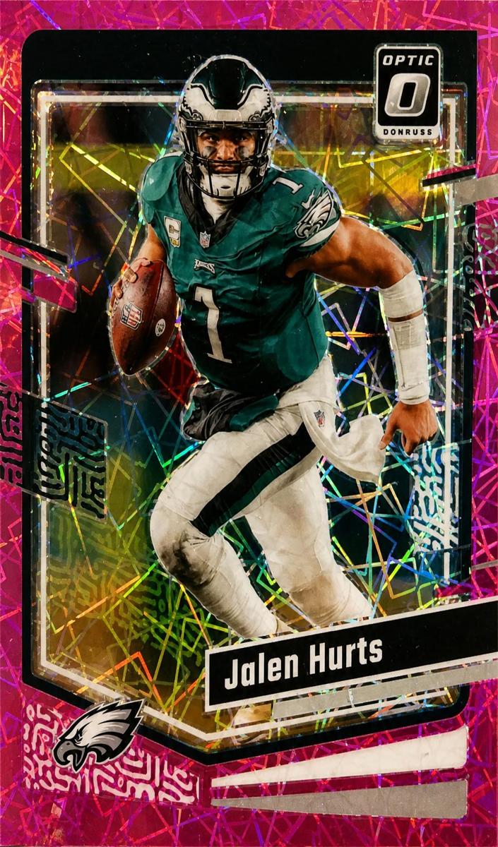 2023 Donruss Optic Football Red Jalen Hurts #158 PSA 9