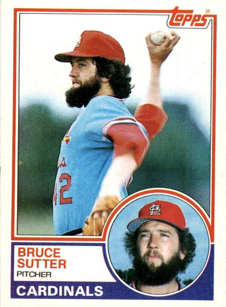 1983 Topps Baseball Bruce Sutter #150 PSA 10