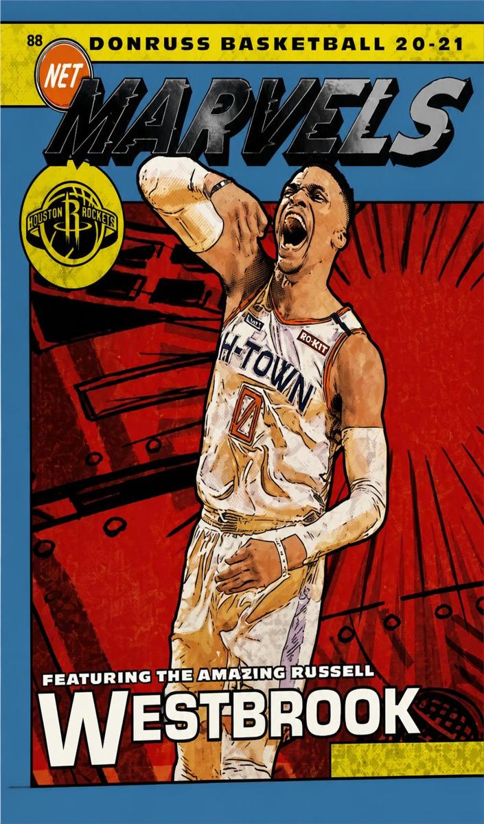 2020 Panini Donruss Basketball Russell Westbrook #4