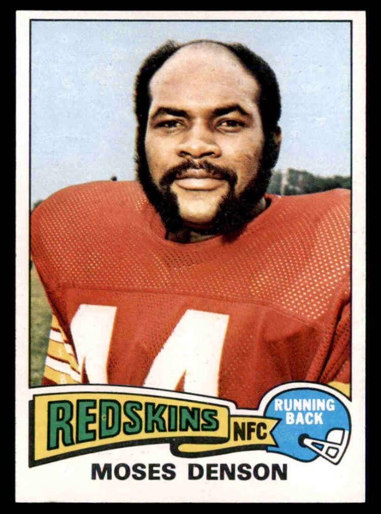 1975 Topps Football Moses Denson #392 PSA 9