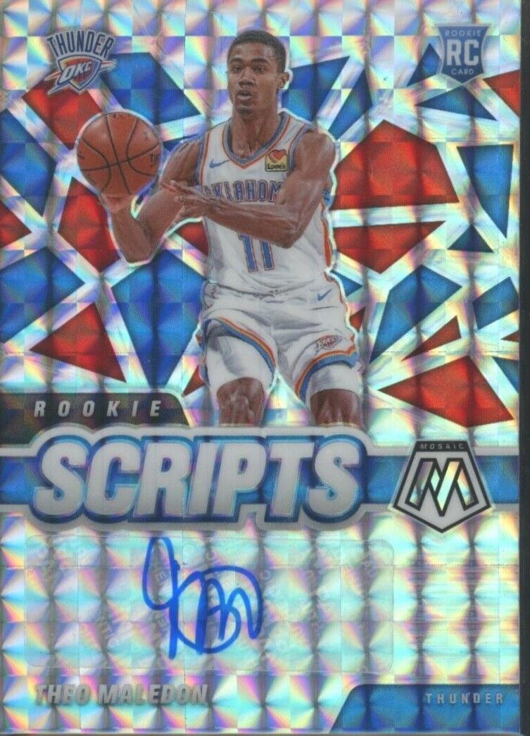 2020 Panini Mosaic Basketball Theo Maledon #5 PSA 9