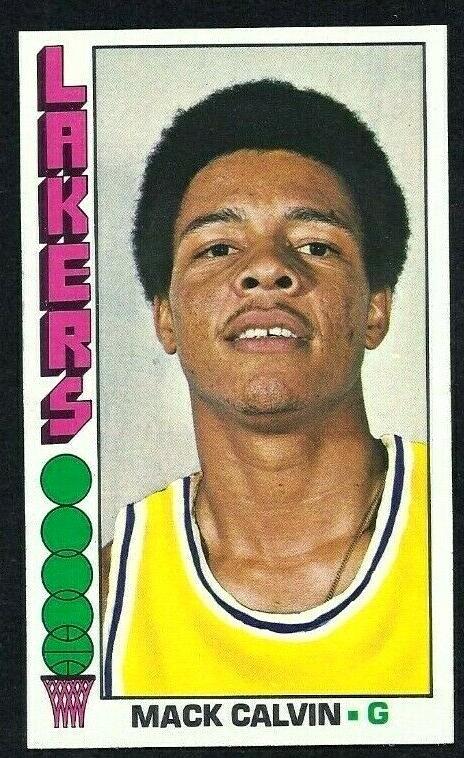 1976 Topps Basketball Mack Calvin #62