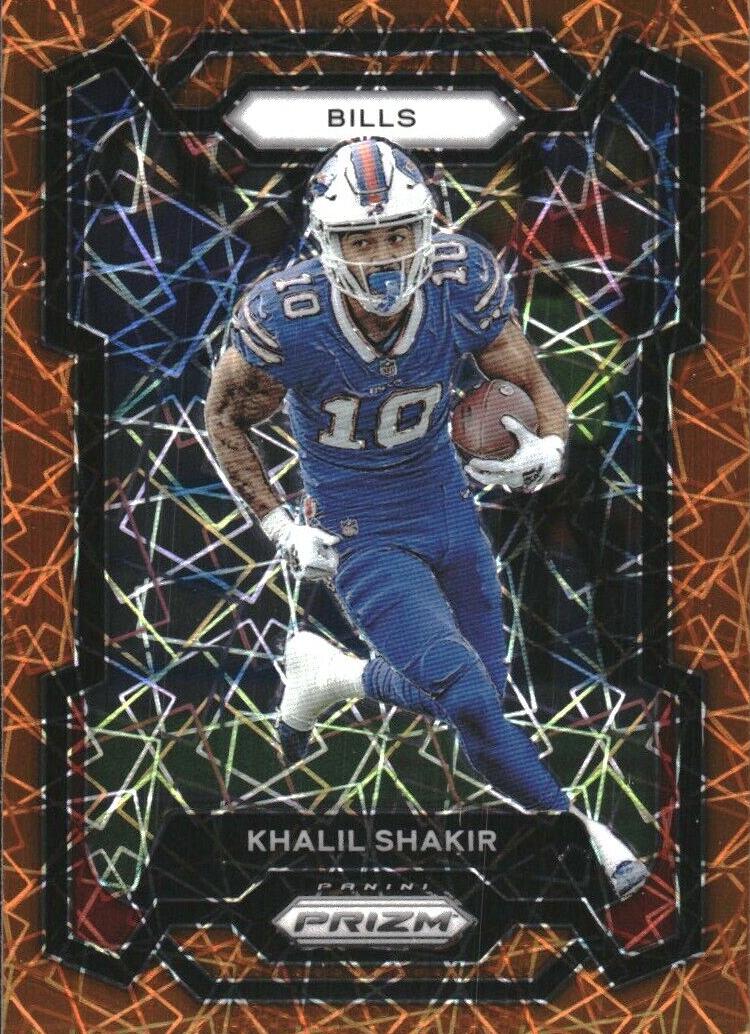 2023 Panini Prizm Football Lazer Khalil Shakir #33
