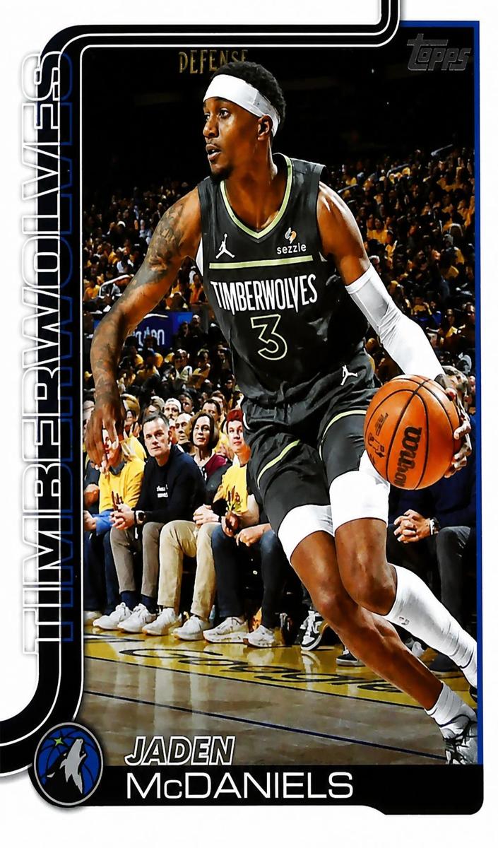 2025 Topps Basketball Jaden McDaniels #248
