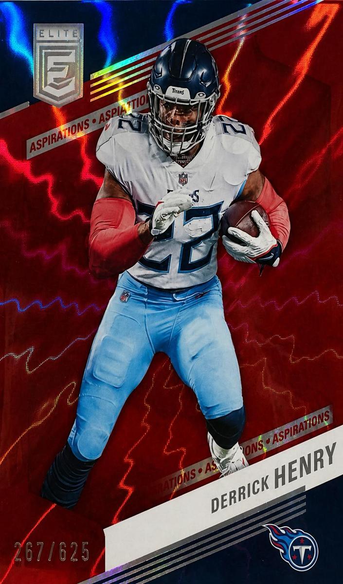 2023 Donruss Elite Football Aspirations Shimmer Derrick Henry #29 PSA 10