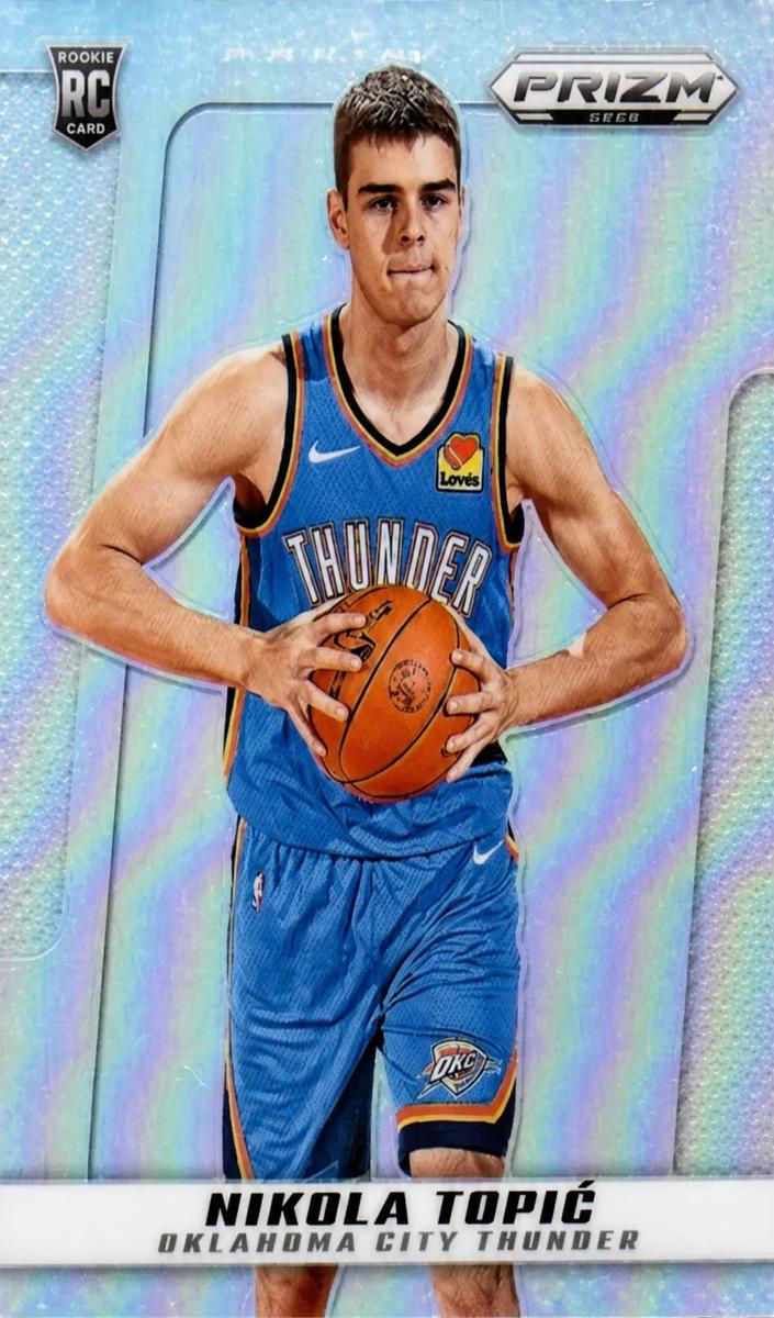 2024 Panini Prizm Deca Basketball Silver Nikola Topic #129 PSA 10