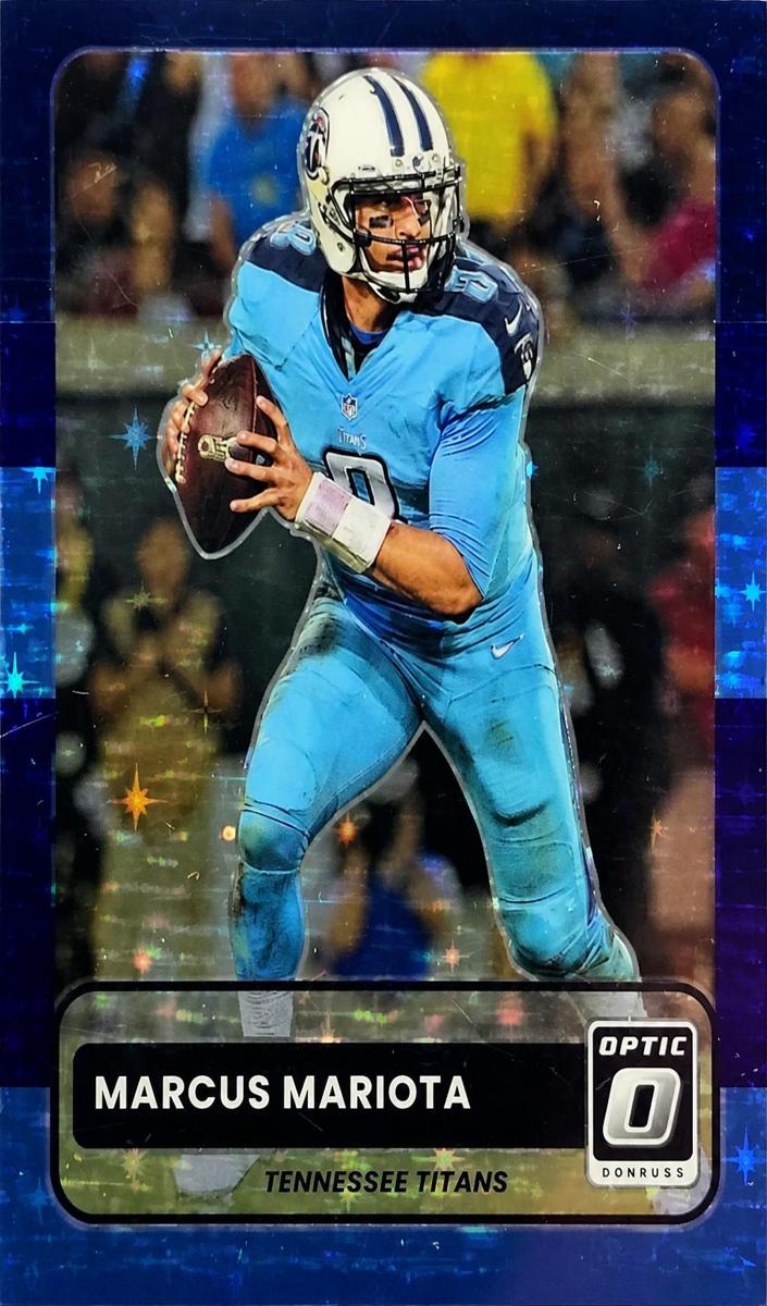 2025 Donruss Optic Football Purple Stars Marcus Mariota #21