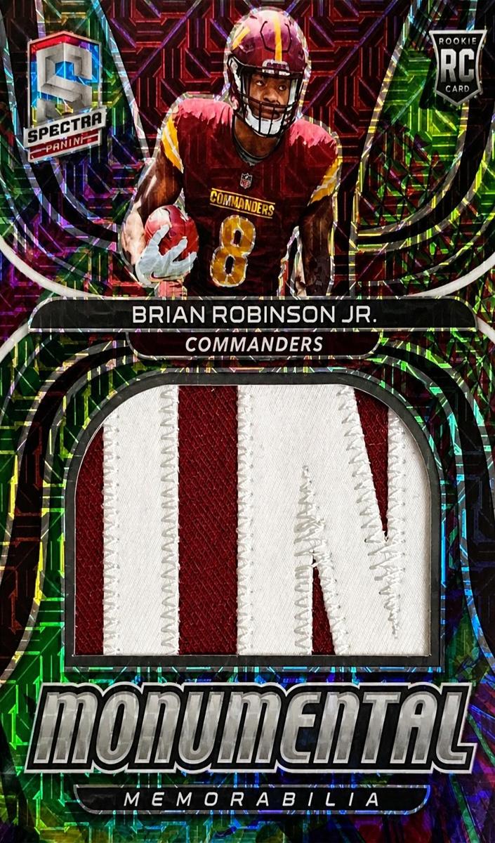 2022 Panini Spectra Football Meta Brian Robinson Jr. #MME-BRO
