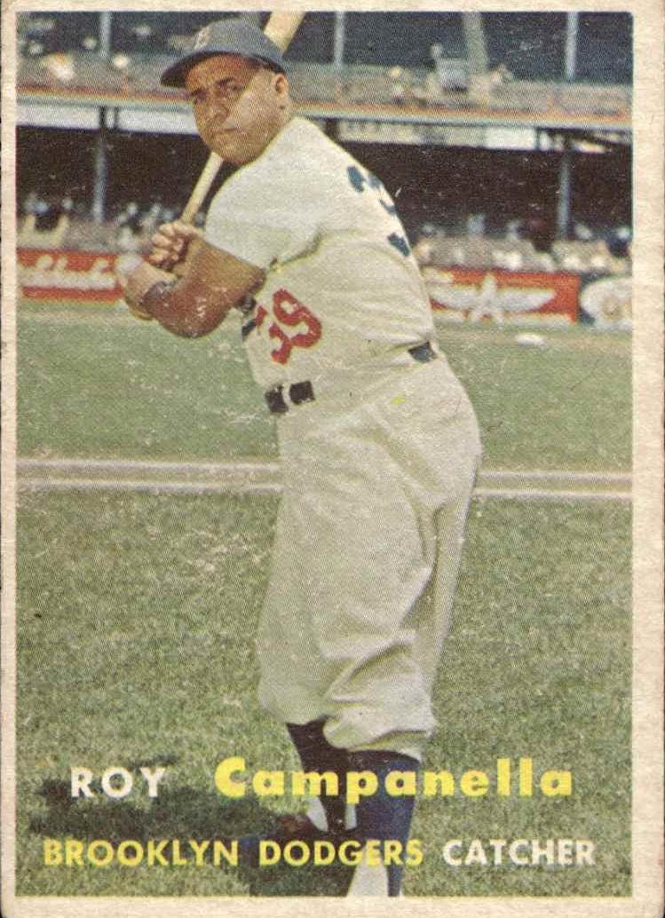 1957 Topps Baseball Roy Campanella #210 RAW Ungraded