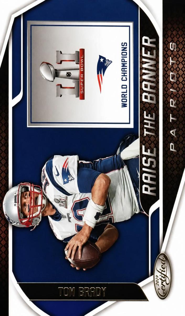 2019 Panini Certified Football Tom Brady #RTB-TB PSA 9