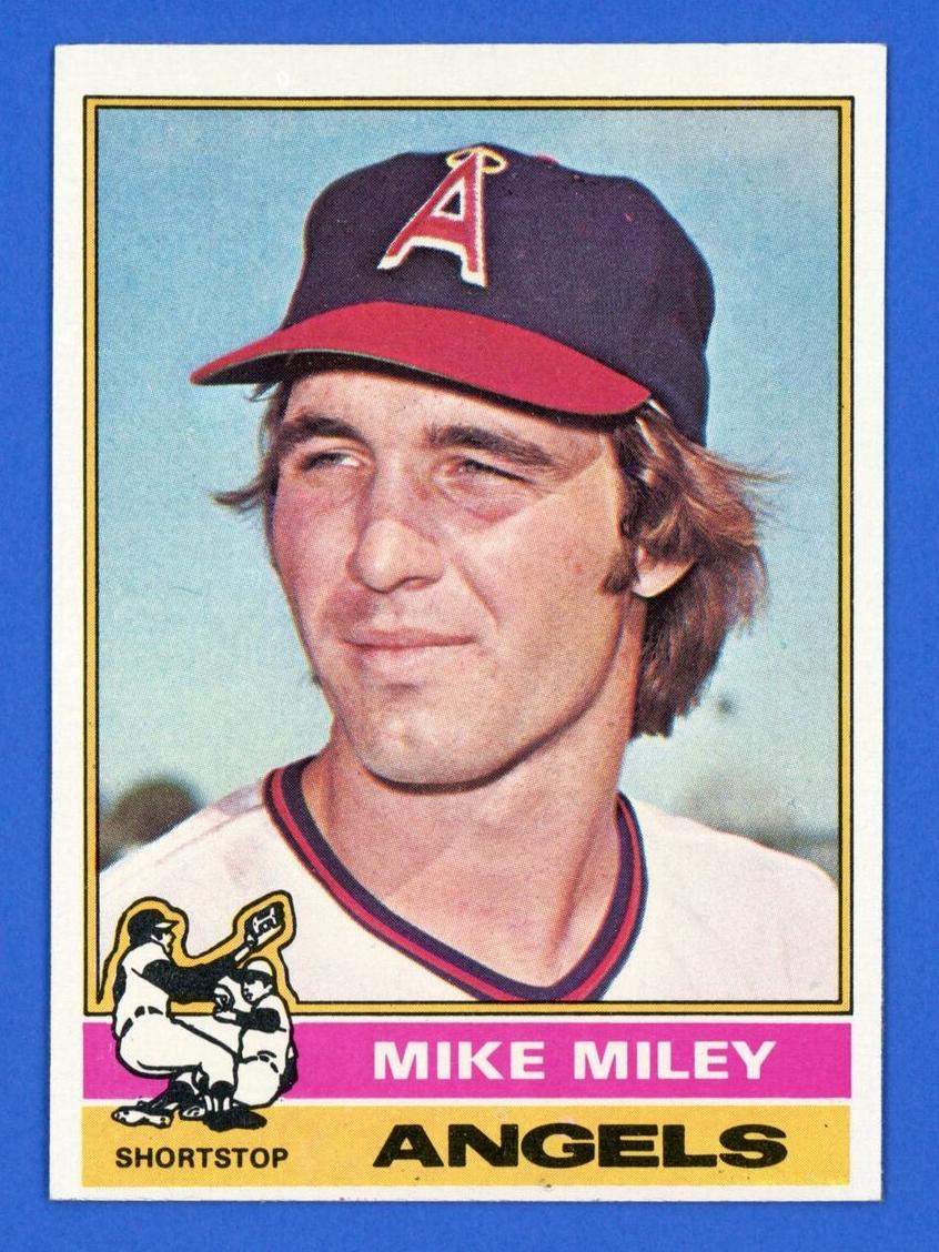 1976 Topps Baseball Mike Miley #387 PSA 10