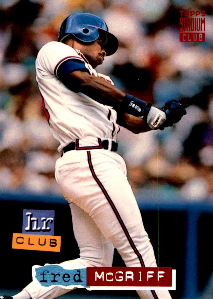 1994 Topps Stadium Club Baseball Fred McGriff #264