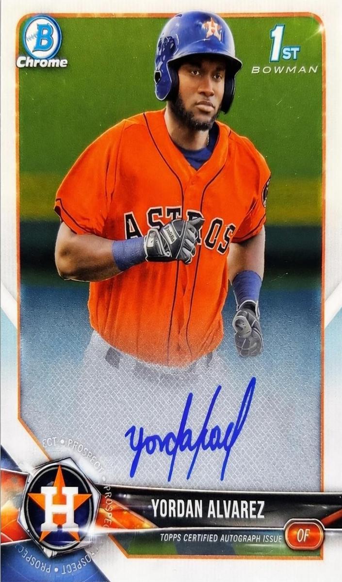 2018 Bowman Chrome Prospects Baseball Yordan Alvarez #CPA-YA