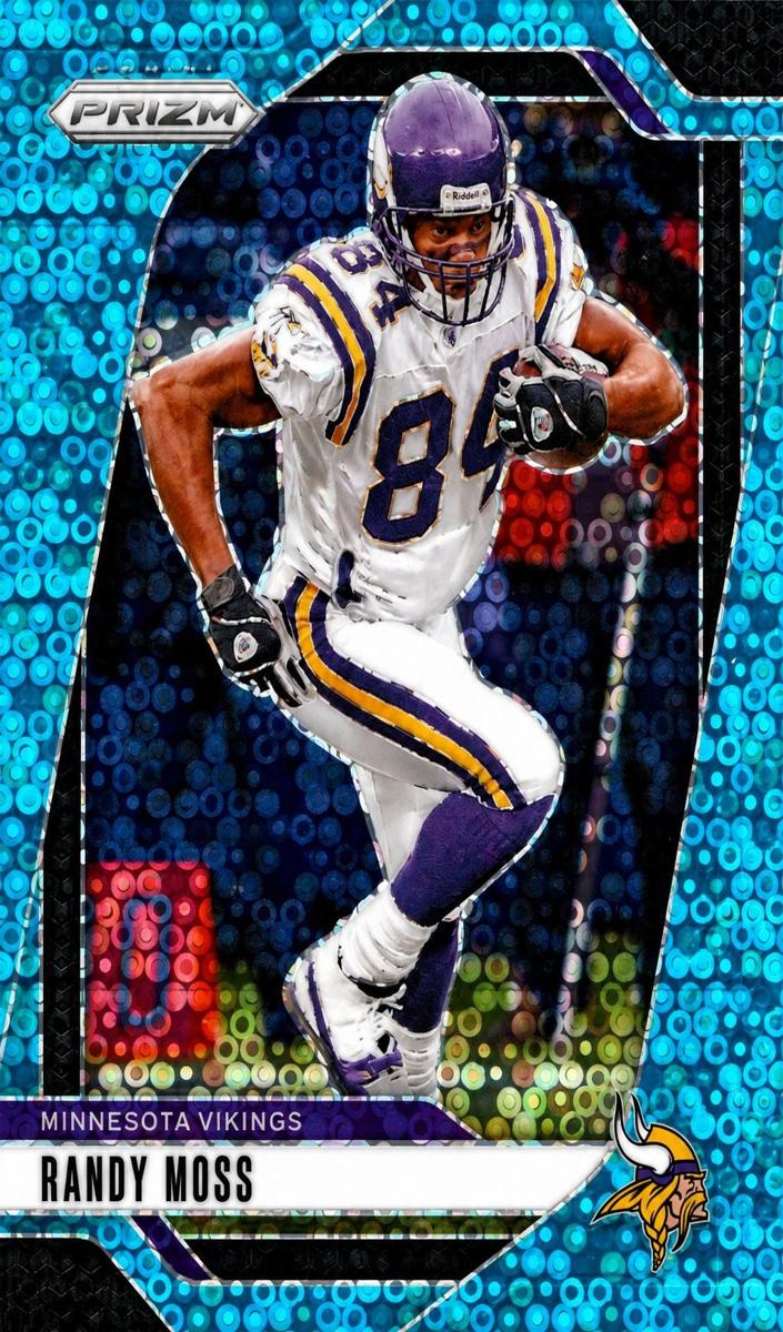 2024 Panini Prizm Football No Huddle Blue Randy Moss #192