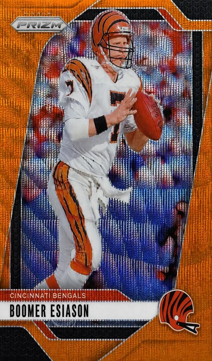2024 Panini Prizm Football Orange Wave Boomer Esiason #61
