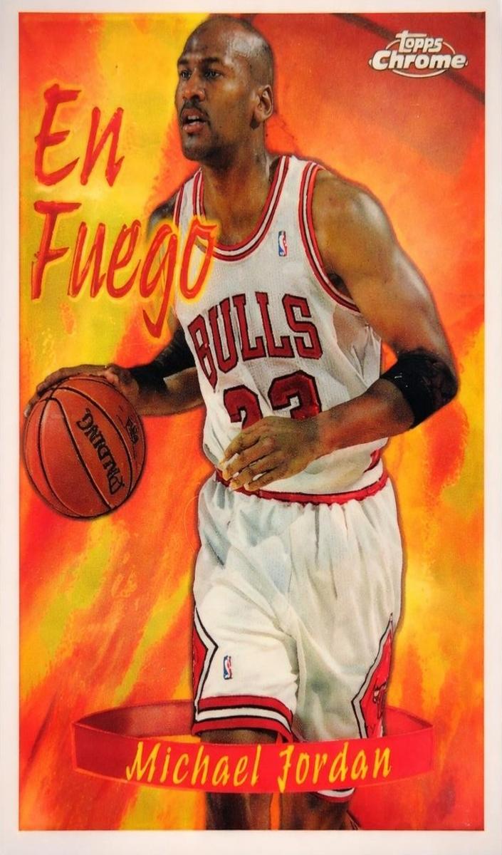 1996 Topps Chrome Basketball Michael Jordan #1