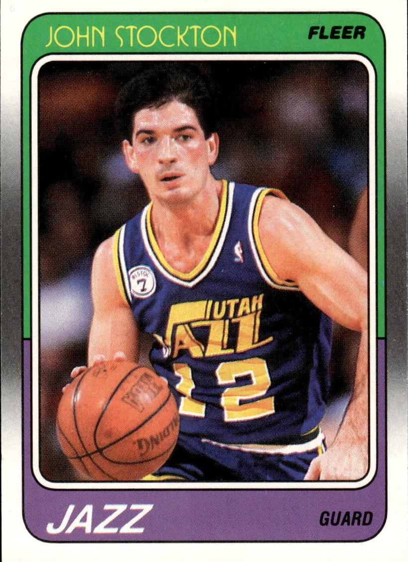 1988 Fleer Basketball John Stockton #115 PSA 10