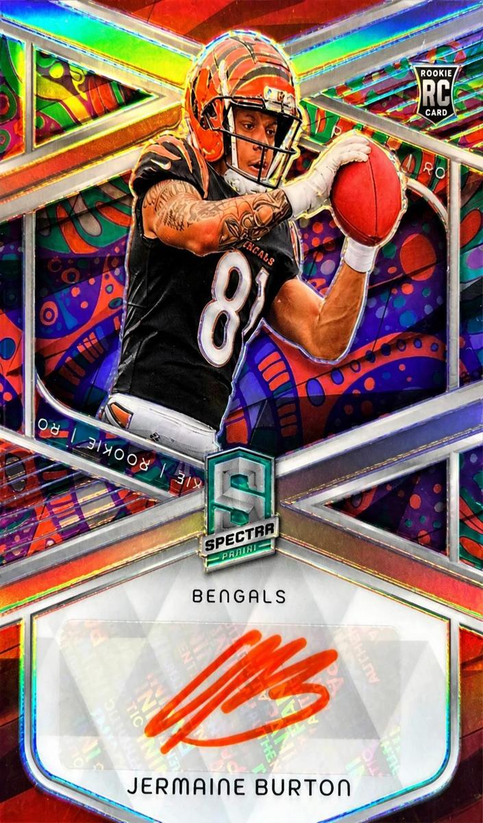 2024 Panini Spectra Football Psychedelic Jermaine Burton #235