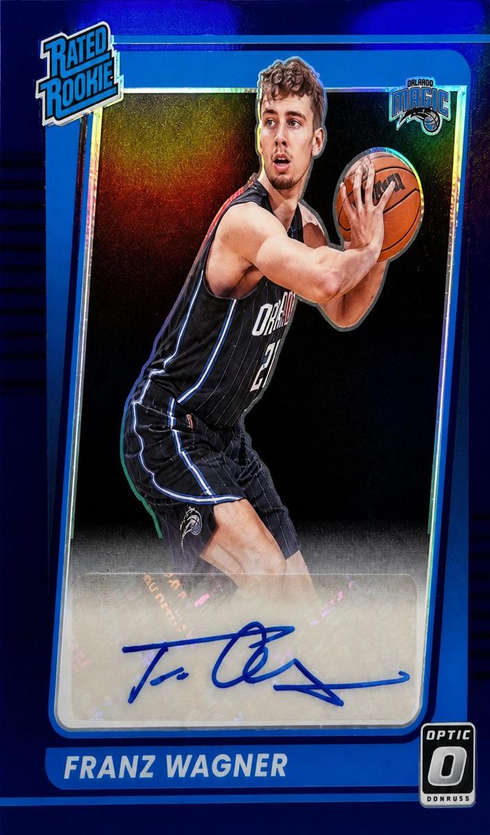 2021 Donruss Optic Basketball Purple Franz Wagner #185 PSA 9