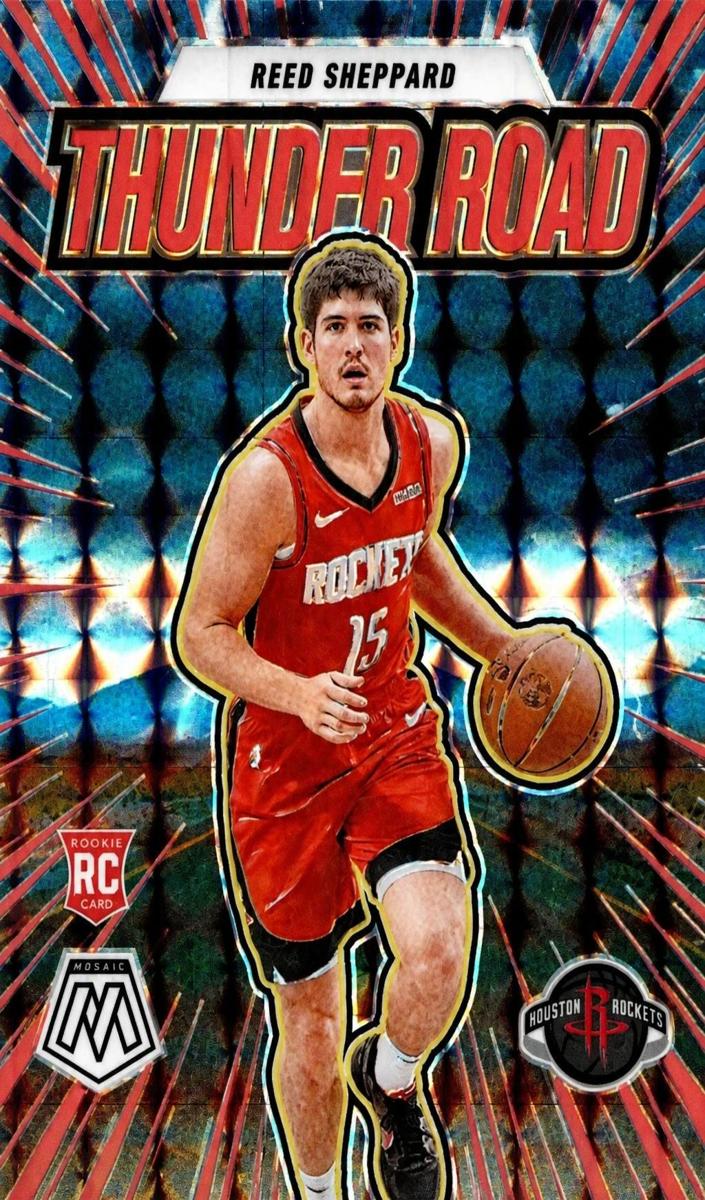 2024 Panini Mosaic Basketball Red Fluorescent Reed Sheppard #16