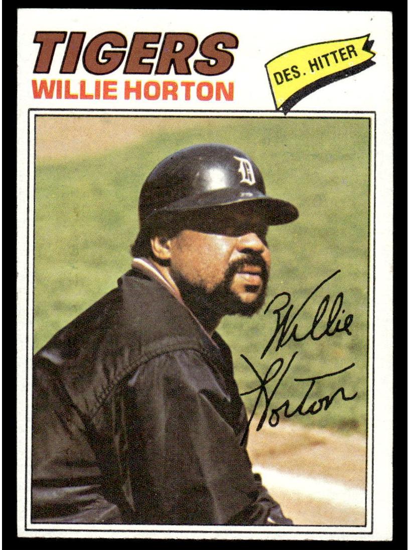 1977 Topps Baseball Willie Horton #660 PSA 9