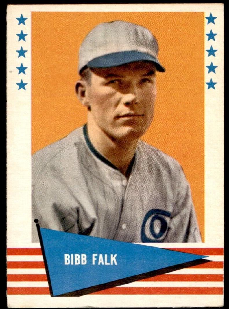 1961 Fleer Baseball Bibb Falk #104