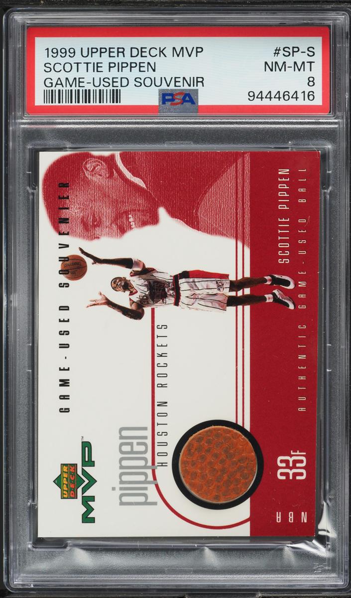 1999 Upper Deck MVP Basketball Scottie Pippen #SP-S PSA 7.5