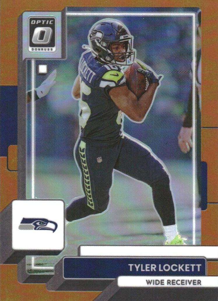 2022 Donruss Optic Football Orange Tyler Lockett #179 SGC 9.5