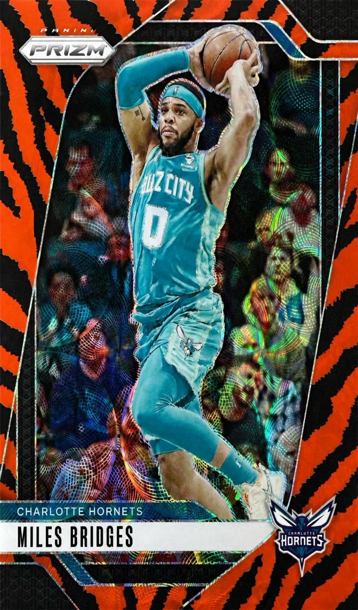 2024 Panini Prizm Basketball Choice Tiger Stripe Miles Bridges #43
