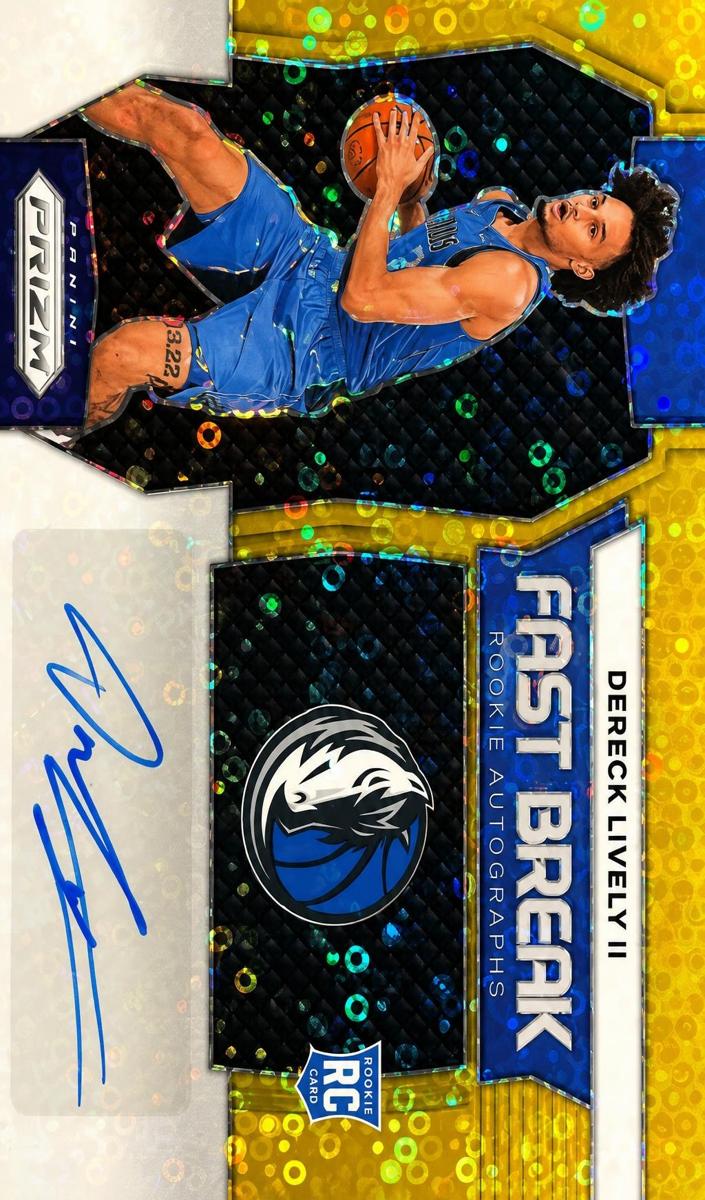 2023 Panini Prizm Basketball Gold Dereck Lively II #FBR-DLI